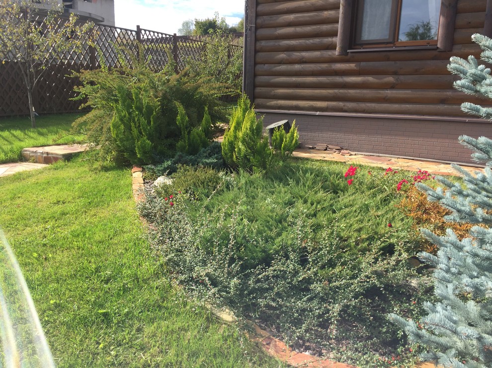 Ландшафтный дизайн участка на склоне