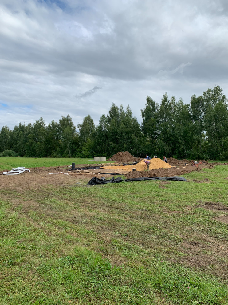 Фахверк в стиле Barn House