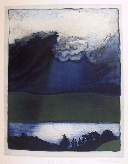 Pearl Rosen, Light on Loch, Etching