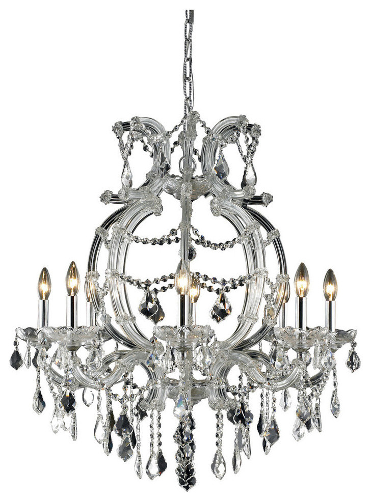Elegant Lighting Maria Theresa Hanging Fixture, 28.5"x32.5