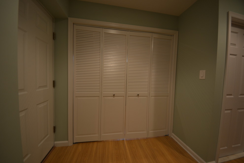 Example of a minimalist basement design in Baltimore