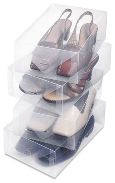 Clear Plastic Shoe Box - Womens