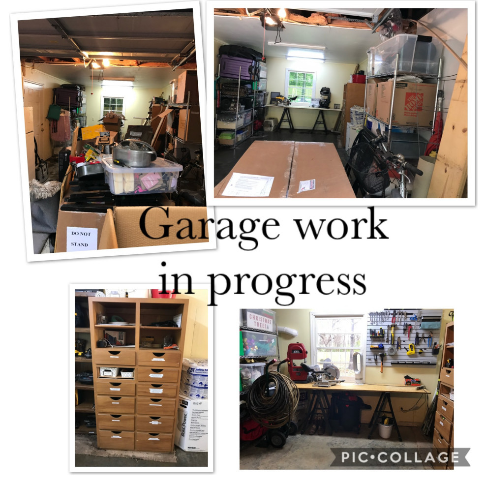 Garage in progress
