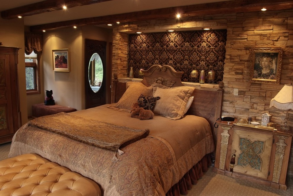 mountain bedrooms with cherry furniture
