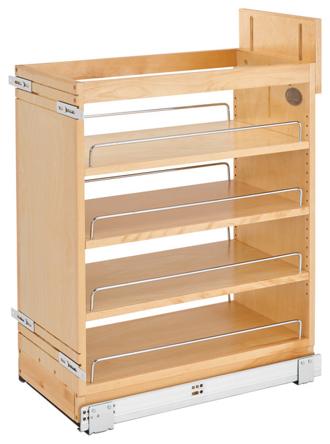 Rev A Shelf 11 Pull Out Wood Base Cabinet Organizer With Soft