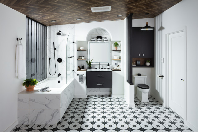 Ferguson minimalistisch-badezimmer