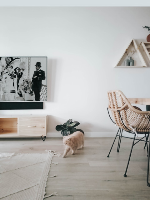 Vivienda boho chic a un paso del mar rustic-living-room