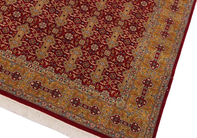 Pak Persian Jimmy Red Gold Wool Rug 6 1 X 9 4 Traditional Area Rugs By Bareens Designer - Red And Brown Wool Rugs Pak Persian Jimmy Red Gold Wool Rug 6 1 X 9 4 Traditional Area Rugs By Bareens Designer - Red And Brown Wool Rugs