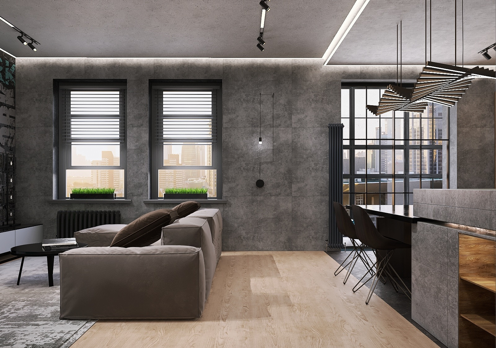 Брутальная двушка для холостяка