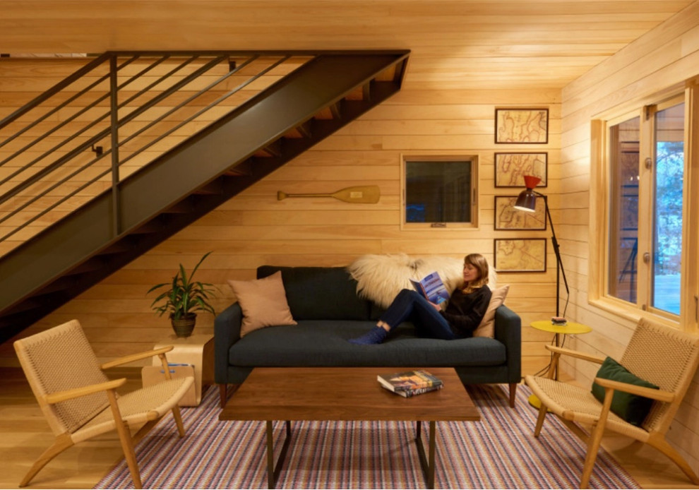 Select White Oak Plank Flooring, Living Room Modern Living Room