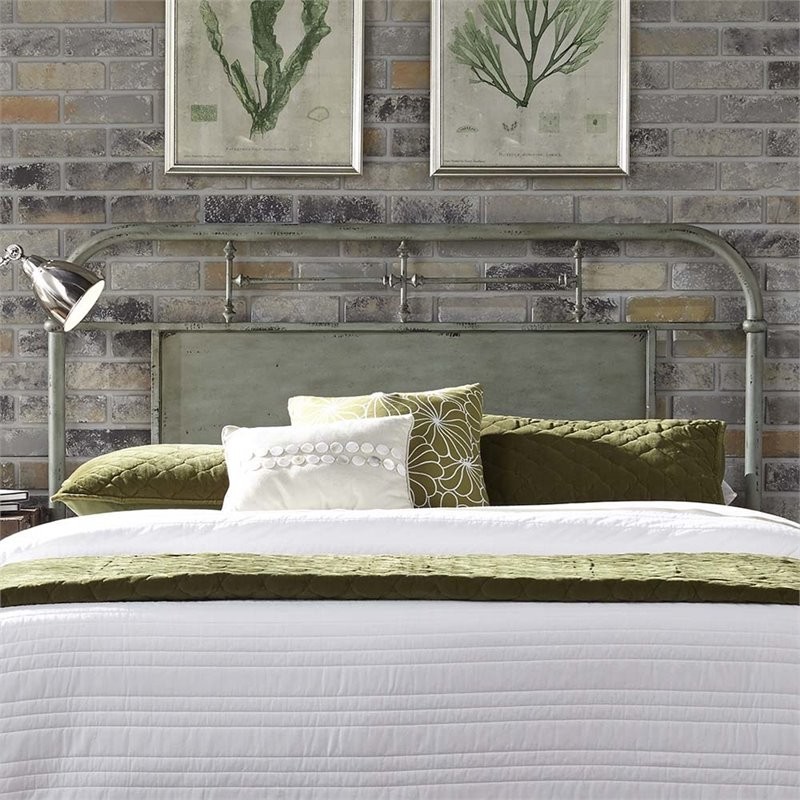Vintage Full Metal Headboard Industrial Headboards by Homesquare