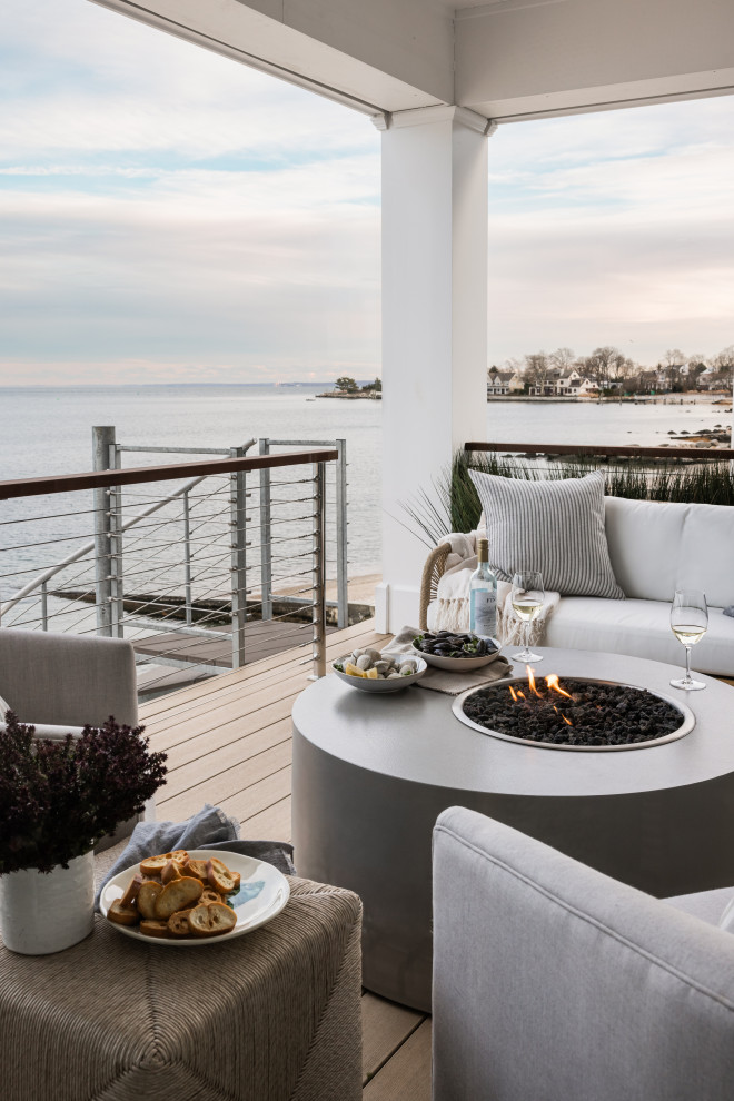Deck - coastal deck idea in Orange County