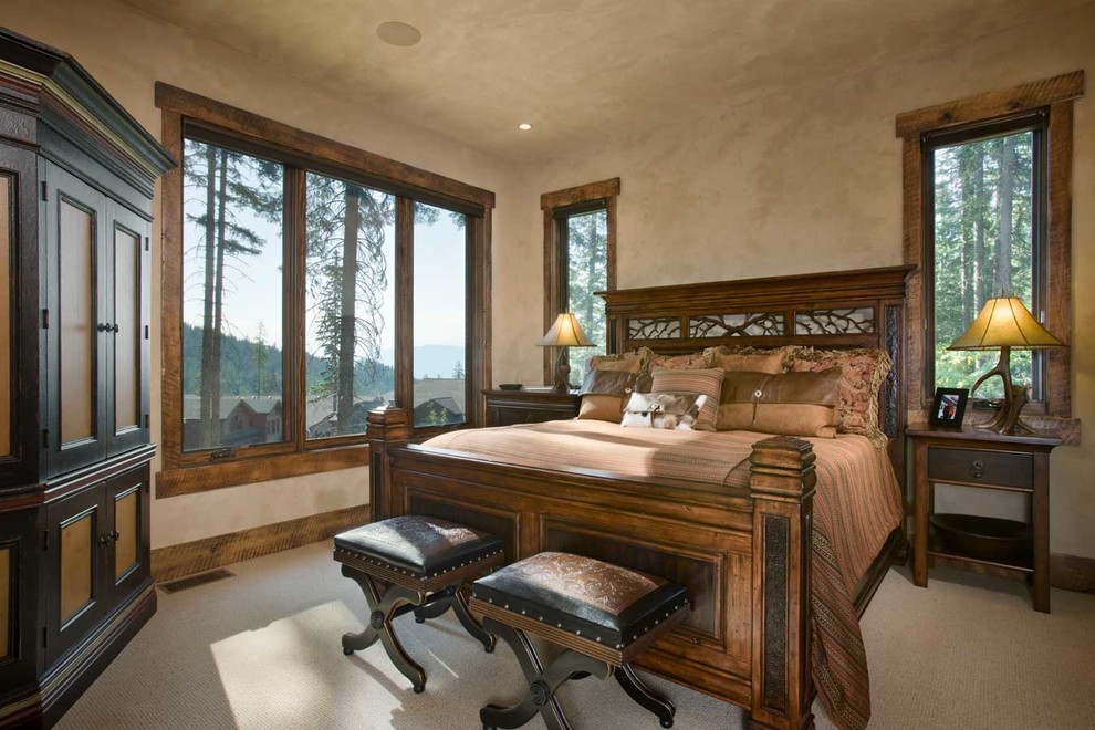 Bedroom - rustic bedroom idea