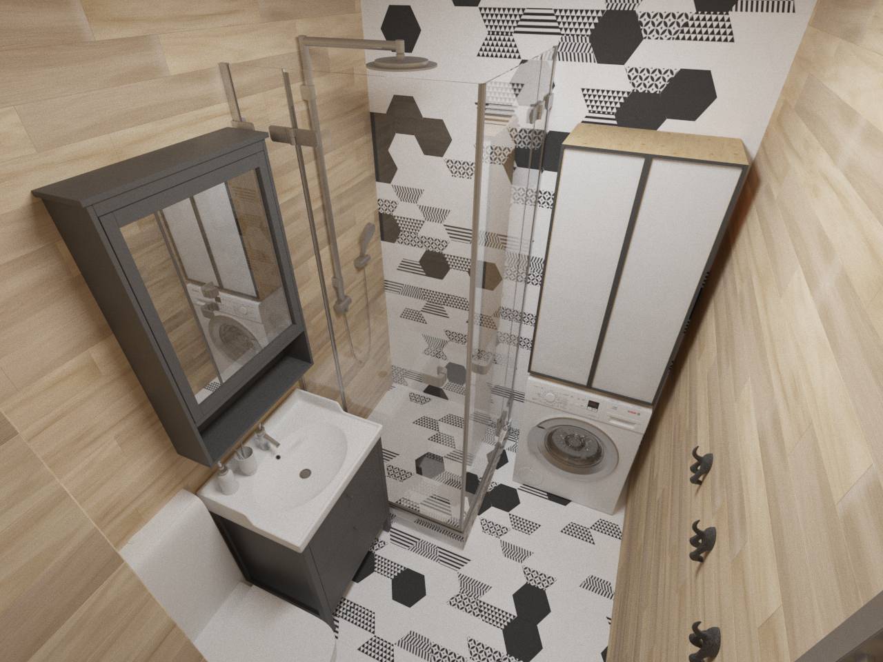 Дизайн квартиры в ЖК "Уфимский Кремль" (проект и реализация)