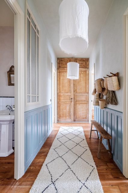 R&eacute;novation d'une maison de ville de 70m2 landhausstil-flur