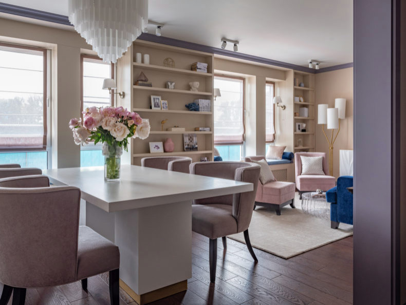 “Девичья” квартира в Москве, 59 м²