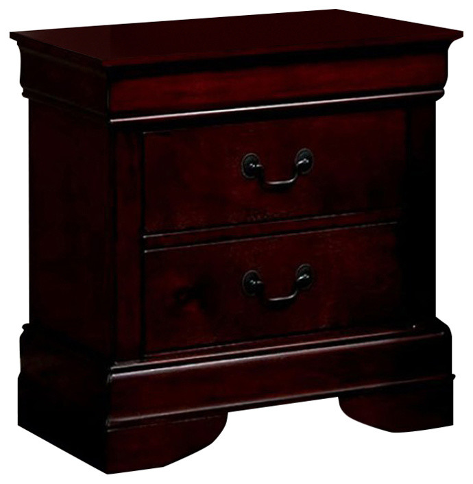 Louis Philippe III Contemporary Style Night Stand - Traditional - Nightstands And Bedside Tables ...
