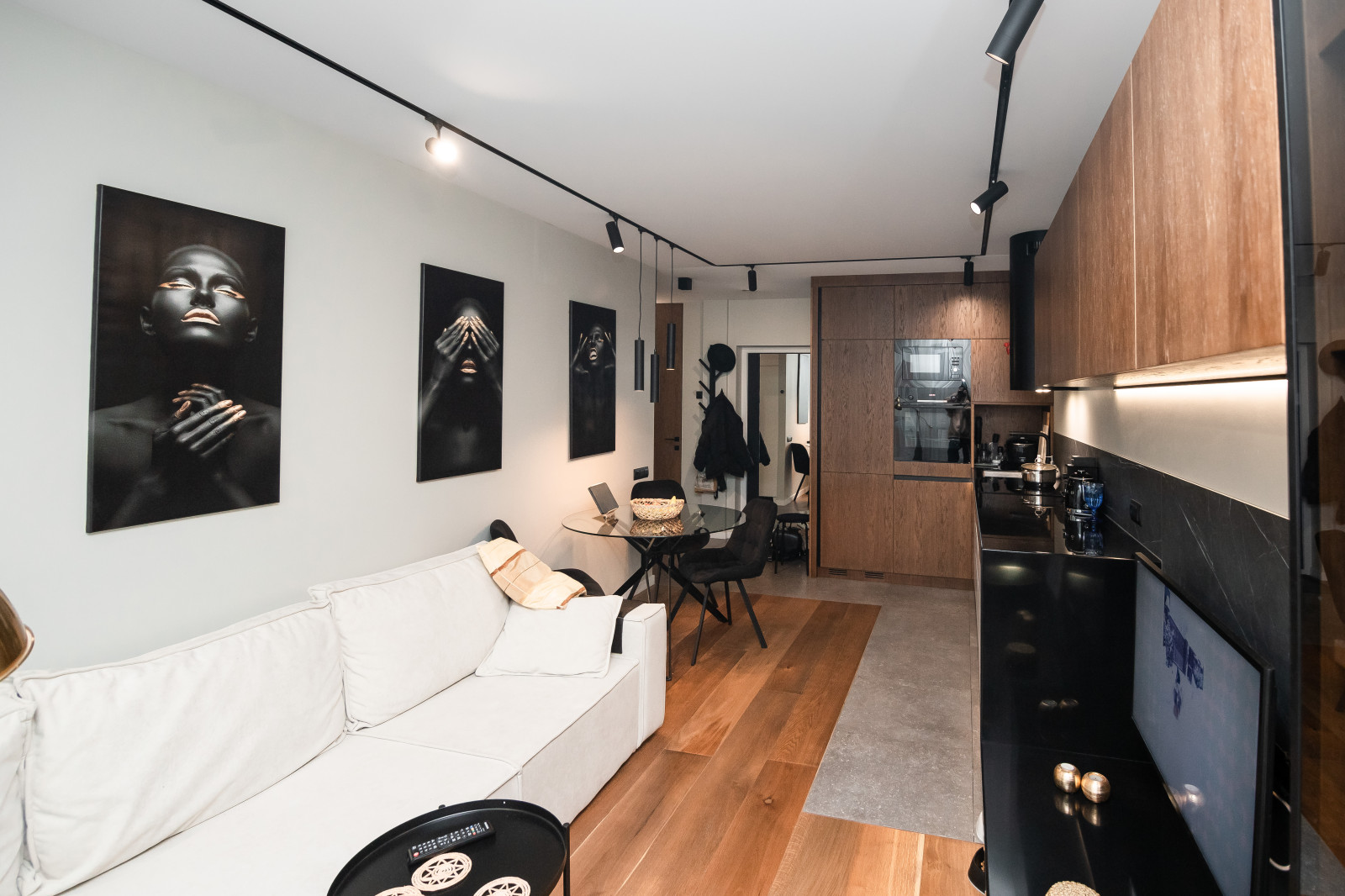 Кухня-гостиная в стиле минимализм