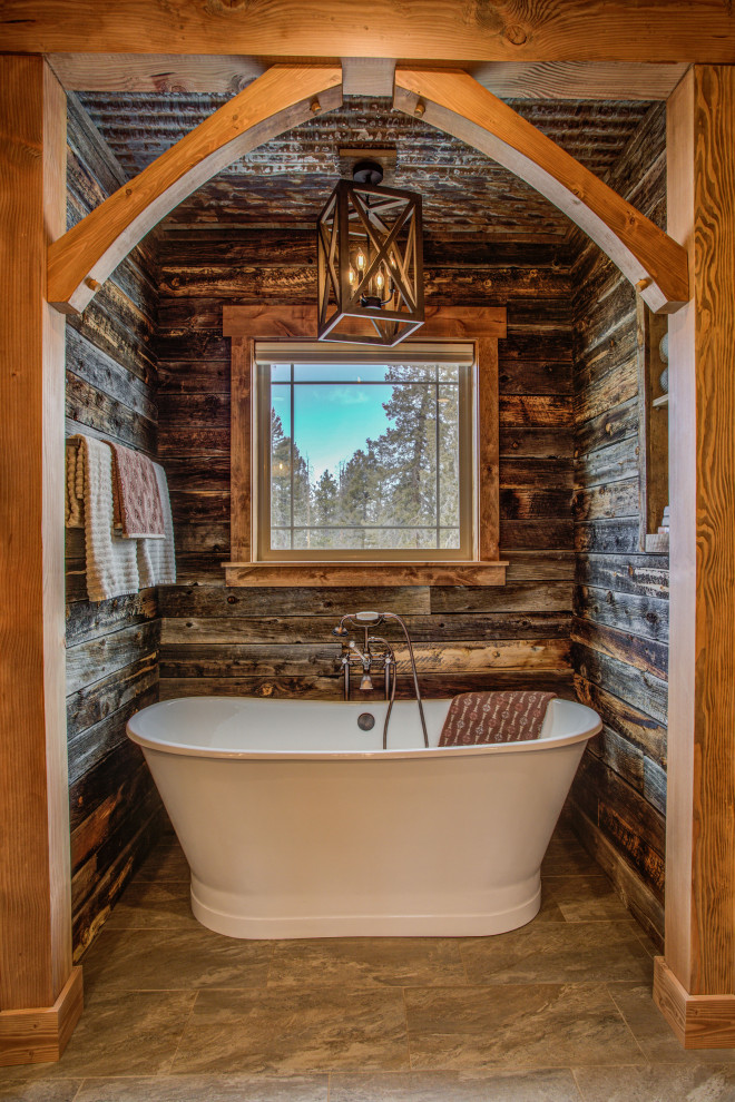 Design ideas for a country bathroom in Denver.