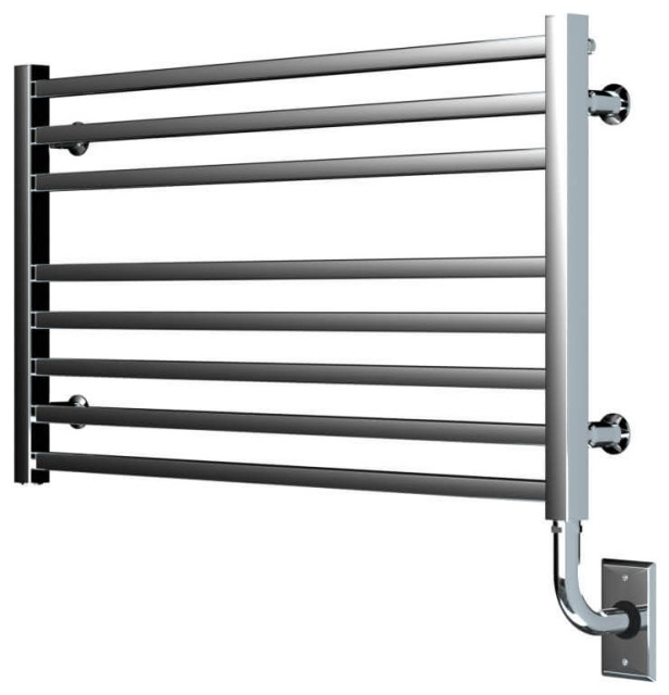 ICO Bath Avento Hardwired Electric Towel Warmer Square Bar, 35.5 Inch