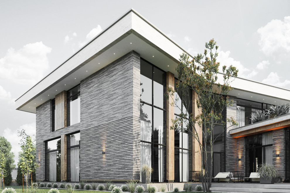 Архитектурный проект коттеджа 600м в КП Президент