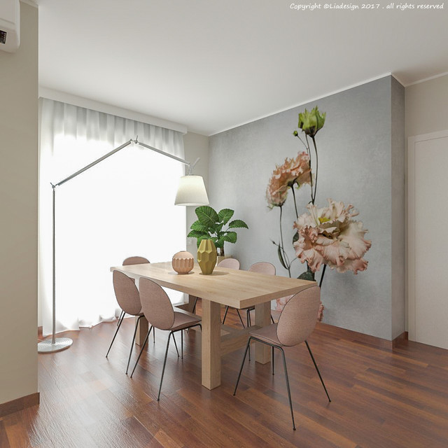 Casa nuova ed uno stile da creare - Progetto in corso contemporary-rendering