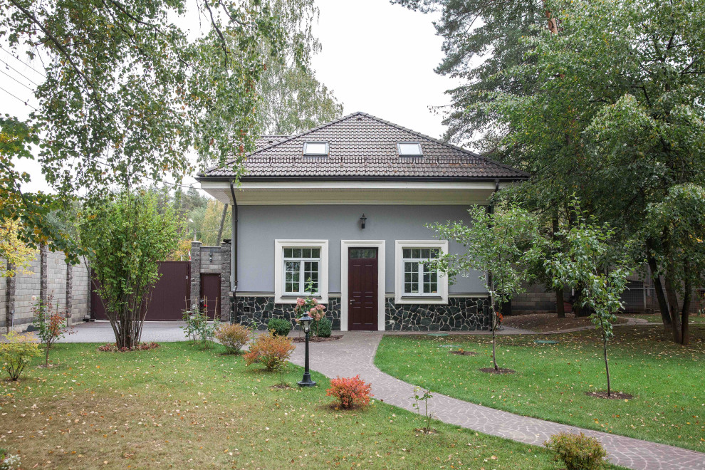 дом охраны с гаражом