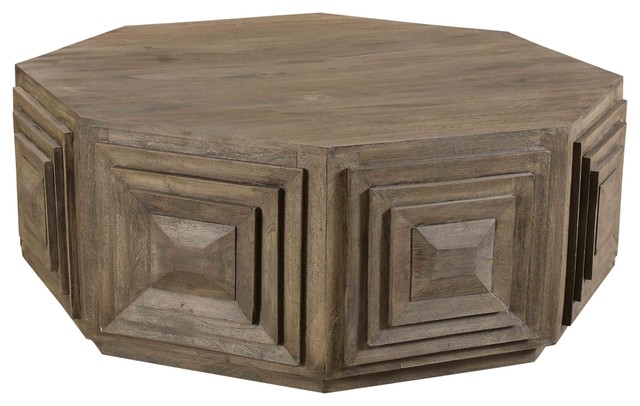 Gamble Coffee Table Transitional Coffee Tables By Moti