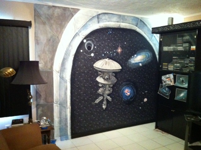 Eclectic home design photo in Miami