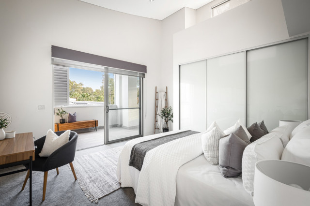 Millhouse Place Bella Vista contemporaneo-camera-da-letto