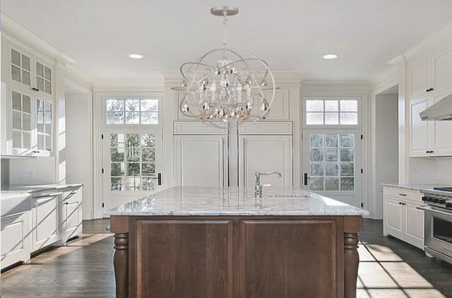 crystal chandelier kitchen table