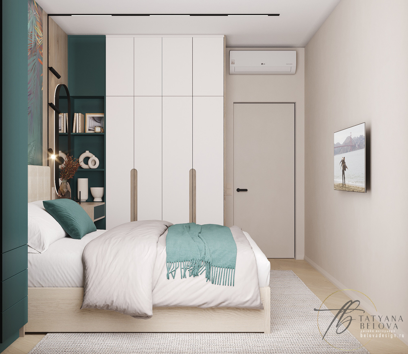 Современный стиль с элементами лофта, 80 м2