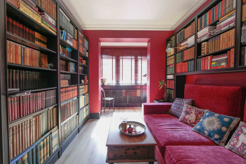 Библиотека из МДФ в эмали