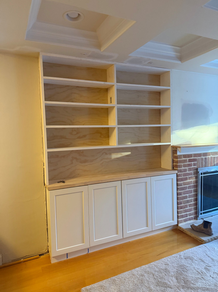 Living Room Custom Bookshelf