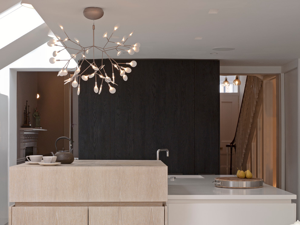 Contemporary kitchen in Sussex.