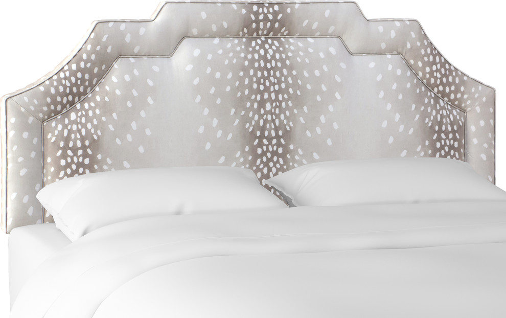 Miller Notched Headboard, Twin Contemporary Headboards by Skyline Furniture Mfg Inc Houzz