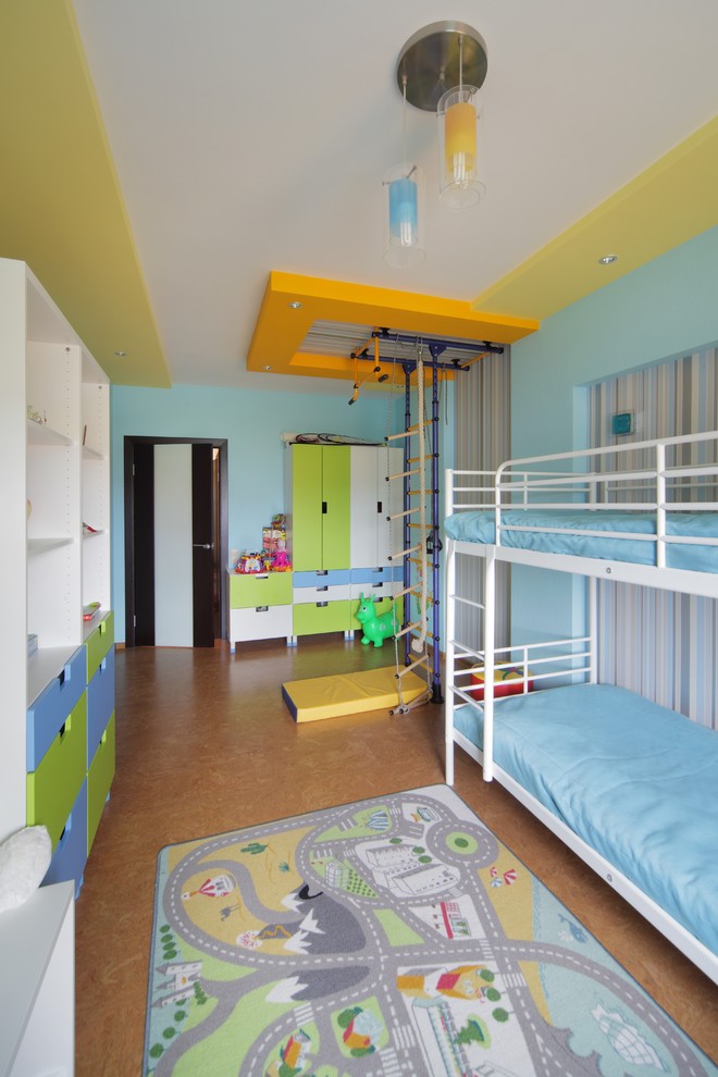 Интерьер 3-хкомнатной квартиры-студии