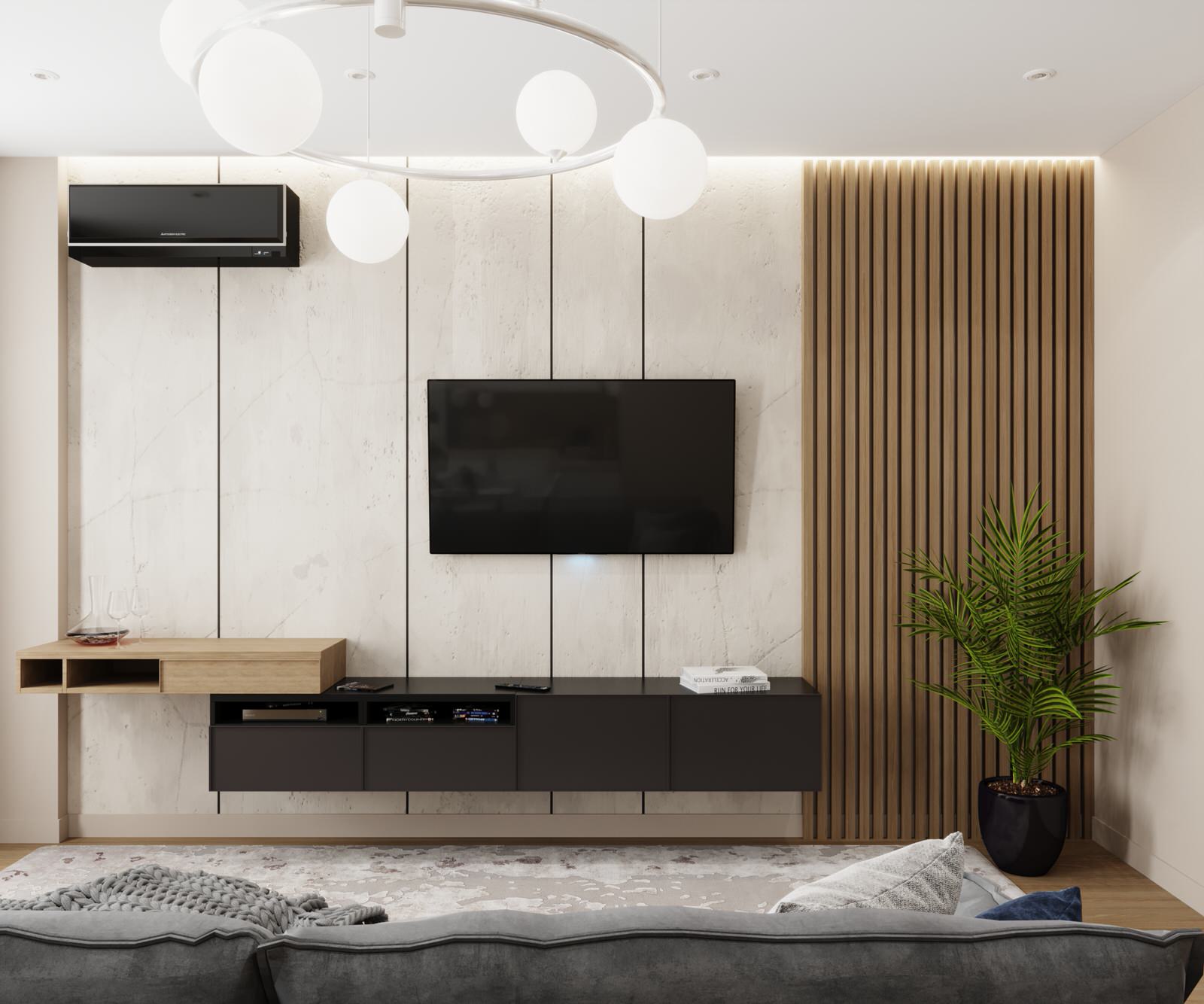 Спальня совмещенная с детской в Химках