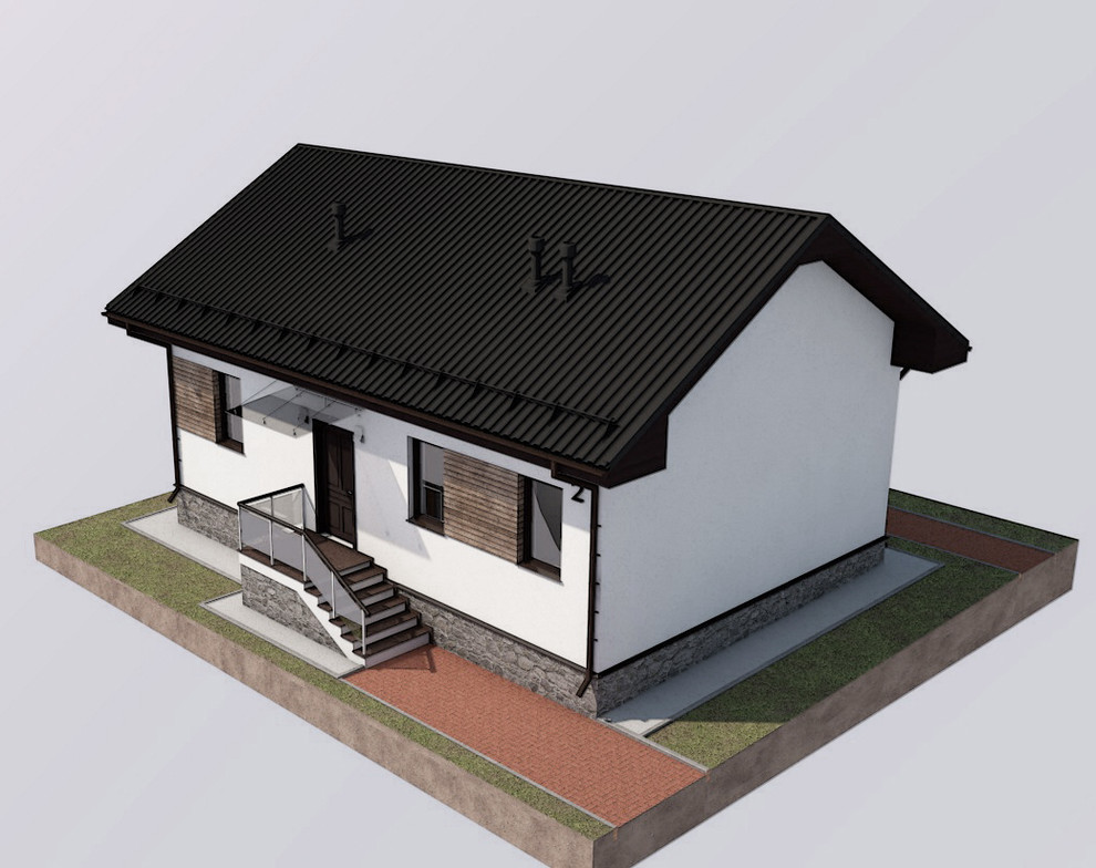 Одноэтажный дом на Старцева