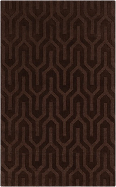 Mystique Area Rug, Rectangle, Dark Chocolate, 5'x8'