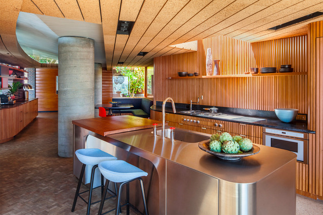 Silvertop mid-century-kueche