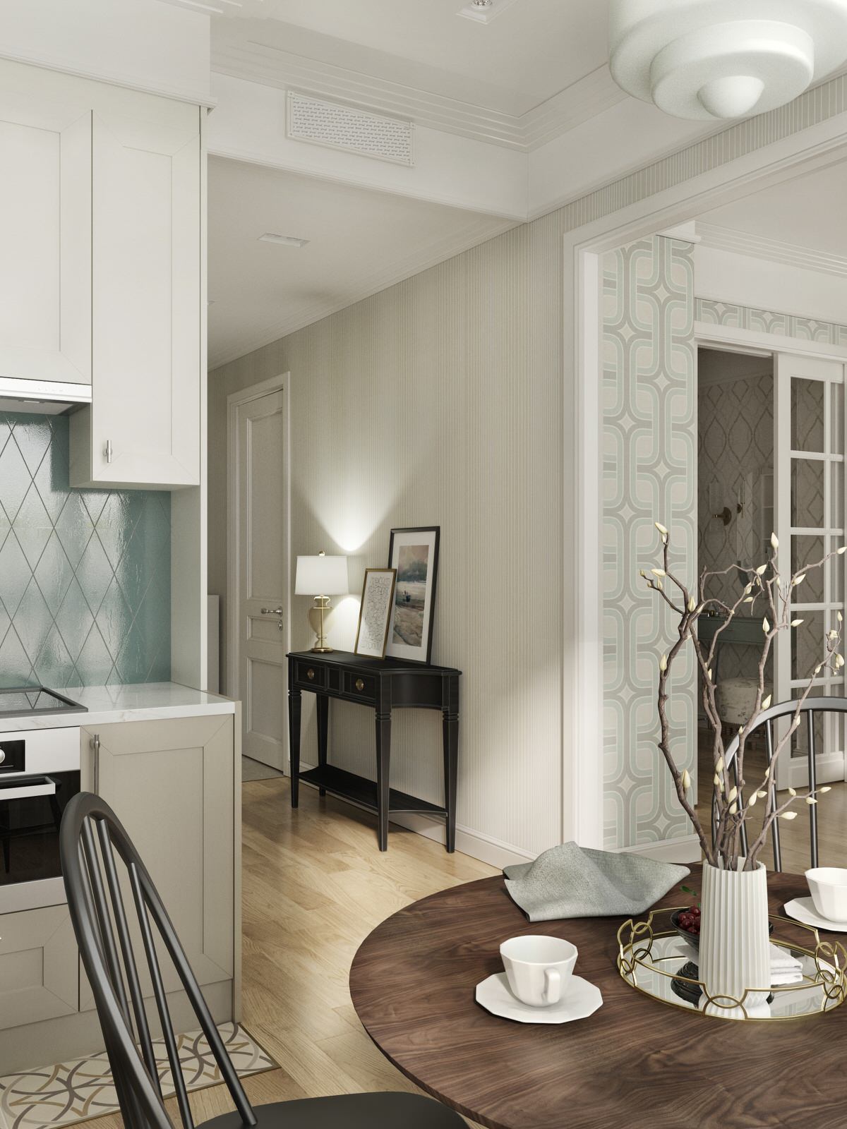 "Голова в облаках", квартира 42 м2