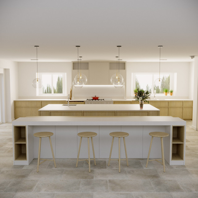 Modern Farmhouse Kitchen klassisk-koek