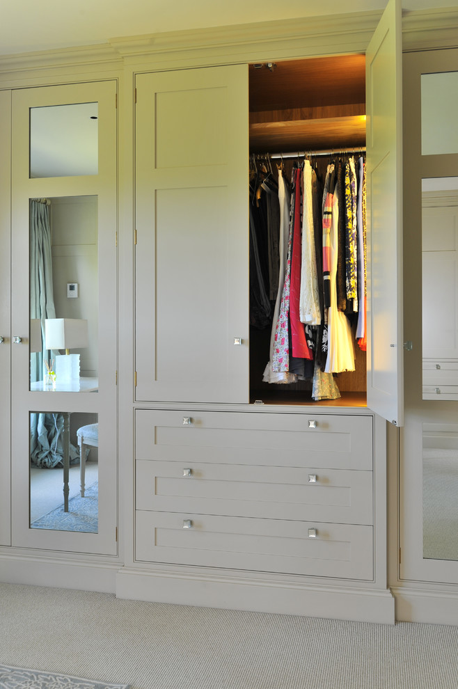 Traditional storage and wardrobe in Hampshire.