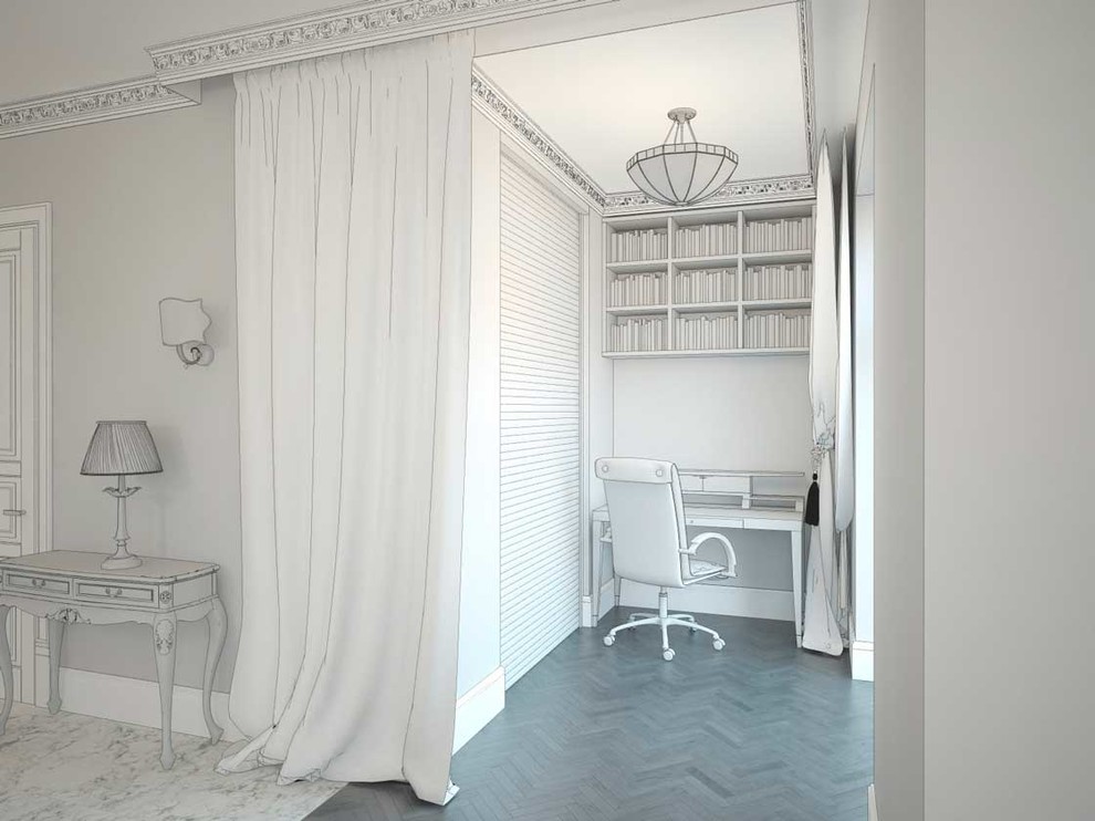 Квартира к классическом стиле нео-барокко