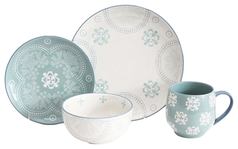 16 Piece Dinnerware Set Baum Phara Sky Dinnerware Baum Phara 16pc