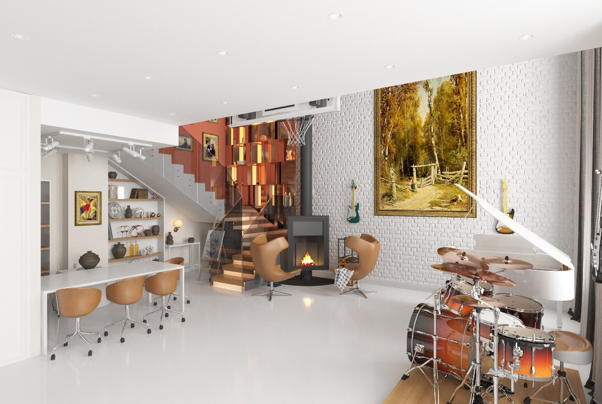 Квартира-мастерская в ЖК Вайнхаус