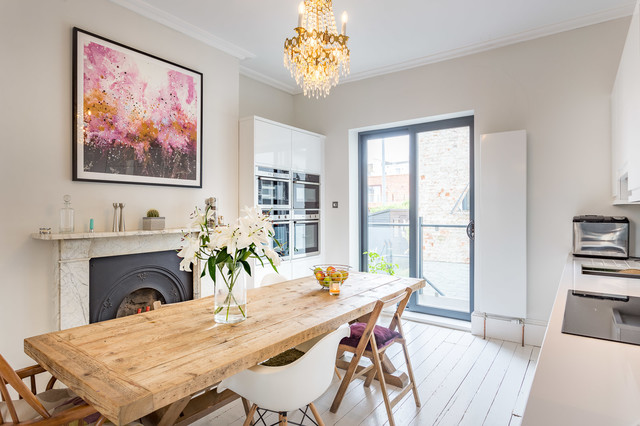 Hewlett Road, Cheltenham transitional-dining-room