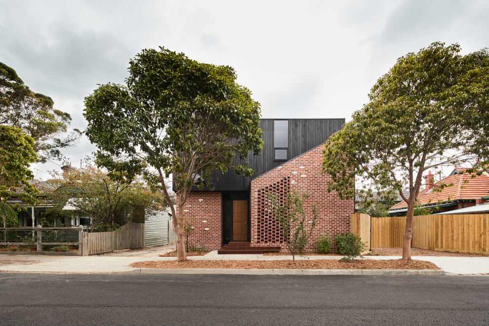 Design ideas for a contemporary exterior in Melbourne.