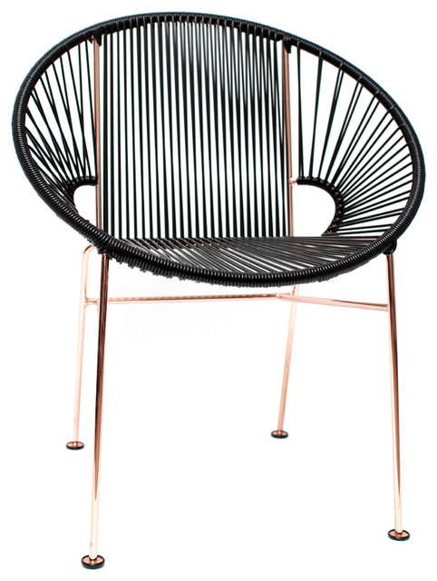 Concha Vinyl Cord Chair With Copper Frame Contemporary Dining Concha Vinyl Cord Chair With Copper Frame Contemporary Dining Chairs By Etriggerz